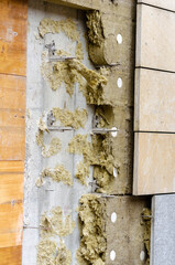 Isolation d'un bâtiment en destruction, Aarau, Suisse