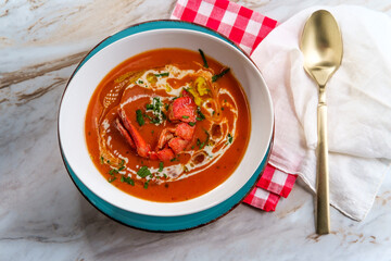 French Lobster Bisque Soup
