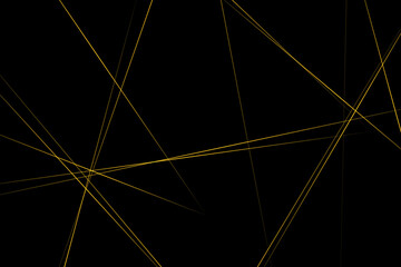 Abstract black with gold lines, triangles background modern design. Vector illustration EPS 10.