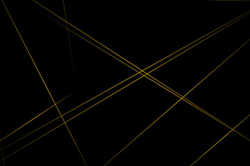 Abstract black with gold lines, triangles background modern design. Vector illustration EPS 10.