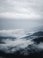 mist over mountain