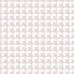 Subtle vector geometric seamless pattern. Abstract minimal texture with small squares, grid, lattice, mesh. Stylish modern geometrical background in light pink color. Simple elegant repeated design