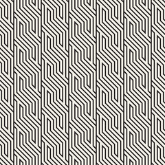 Vector seamless pattern. Modern stylish abstract texture. Repeating geometric tiles