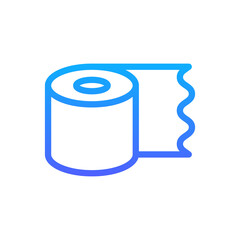 Tissue Roll Vector Icon. Hotel and Services Symbol EPS 10 