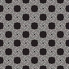 Vector seamless pattern. Modern stylish abstract texture. Repeating geometric tiles