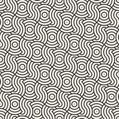 Vector seamless pattern. Modern stylish abstract texture. Repeating geometric tiles