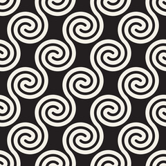 Vector seamless geometric pattern. Simple abstract lines lattice. Repeating elements stylish background