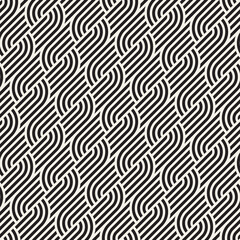 Fototapeta premium Vector seamless pattern. Modern stylish abstract texture. Repeating geometric tiles