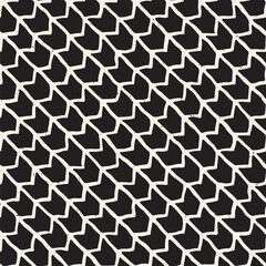 Simple ink geometric pattern. Monochrome black and white strokes background. Hand drawn ink texture for your design