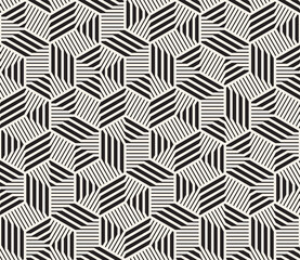 Vector seamless pattern. Modern stylish abstract texture. Repeating geometric tiles