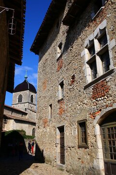 old castle in the town of Perouges