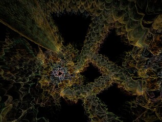 Imaginatory fractal background generated Image