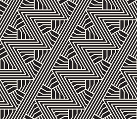 Vector seamless pattern. Modern stylish abstract texture. Repeating geometric tiles