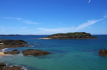 The Be island in St Malo in Brittany, in France