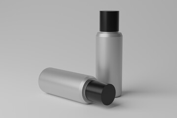 3D Illustration. Blank Bottle Mockup