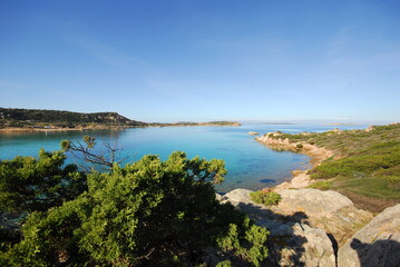 Obraz premium Sardegna, Arcipelago di La Maddalena, paesaggi marini