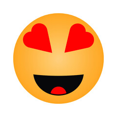 love emoji icon design vector