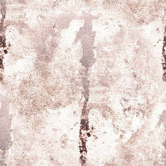 Beige Retro Grunge Wall. Graphic Dirt Crack Effect. Distress Grain Paper. Ancient Vintage Illustration. Rusty Dust Pattern. Paint Structure. Brown Abstract Wallpaper. Overlay Rough Grunge Wall.