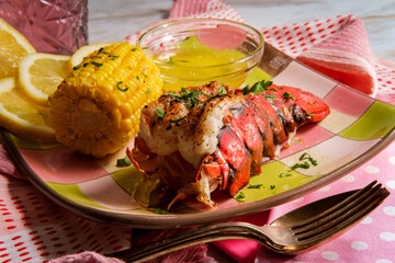 Italian Grilled Lobster Tail