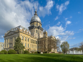 State Capitol of Illinois - obrazy, fototapety, plakaty