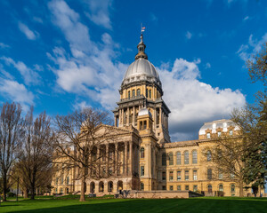 Illinois State Capitol - obrazy, fototapety, plakaty