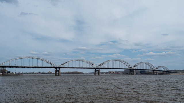 Centennial Bridge In Davenport