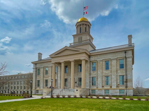 Old Iowa Capitol Building In Iowa City