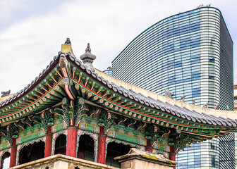 Korean Building Pagoda Ancient Architecture Korea Seoul Asia