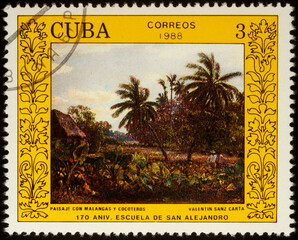Picture Landscape by Valentin Sanz Carta, Cuba