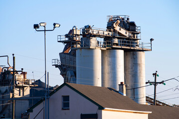 Crushing plant gravel stone factory rock heavy