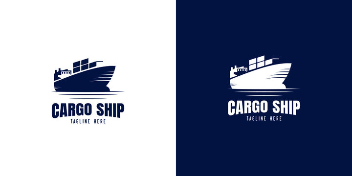 Minimal Ship Logo | Ship logo, Shipping logos, Company logo design