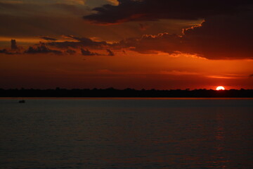 Naklejka premium Pôr do Sol - Belém do Pará