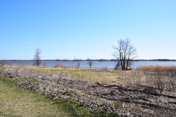 Lebel island on the north shore of Montreal 