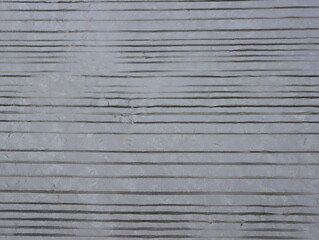 Newly built concrete pavement pattern