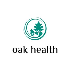 Fototapeta premium oak leaf tree vector for healthy logo design