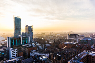 Fototapeta na wymiar Manchester Skyline