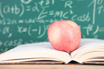 Open the apple in the textbook