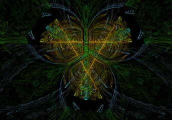 abstract fractal background