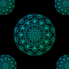 Classic mandala ornament design illustration
