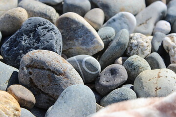 stones on the beach