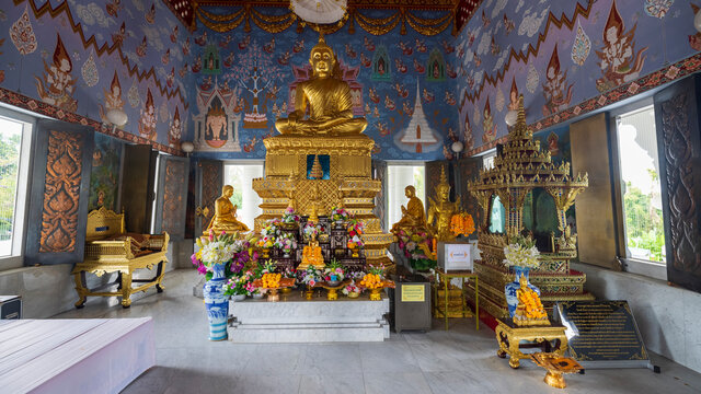 Wat Kaeo Korawaram temple in Krabi, Thailand