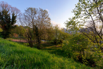 Petits bois park in Grand Paris Area. Ivry-sur-Seine