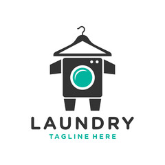 clothing laundry logo or brush cleaning booth