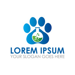 pet lab vector , pet care logo