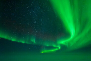 Southern Lights from an aircraft