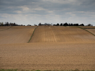 Obraz premium zaorane pole