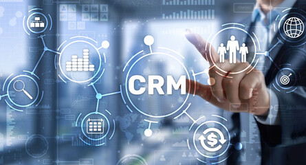 CRM Customer Relationship Management. Customer orientation concept