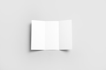 Blank brochure on light background