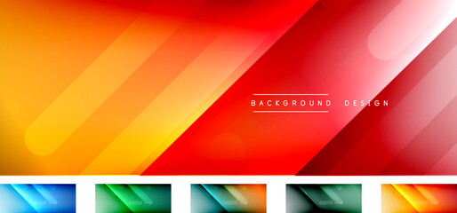 Abstract backgrounds - lines composition created with lights and shadows. Technology or business digital templates