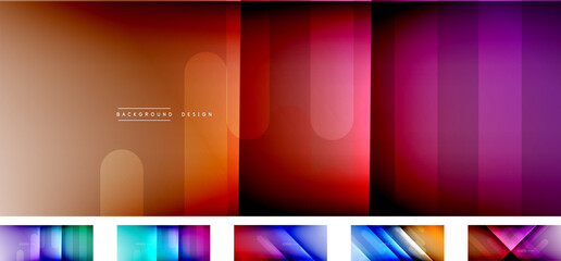 Abstract backgrounds - lines composition created with lights and shadows. Technology or business digital templates